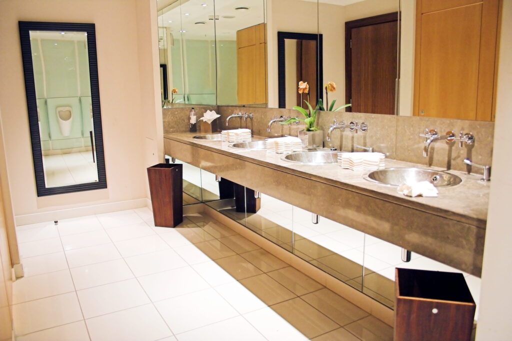 bathroom cleaning
